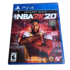 PS4 NBA 2K20 Anthony Davis Game With Case Playstation 4 Tested Working